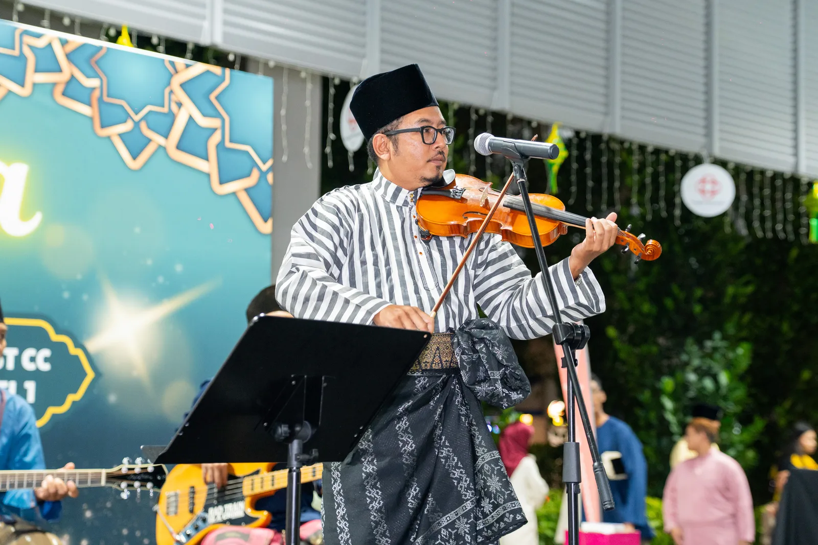 Event coverage on the ground at a Singapore community celebration