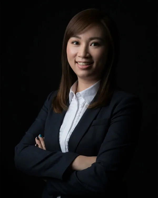 Portrait of Kit Yee, Accounts Director at RS Photography